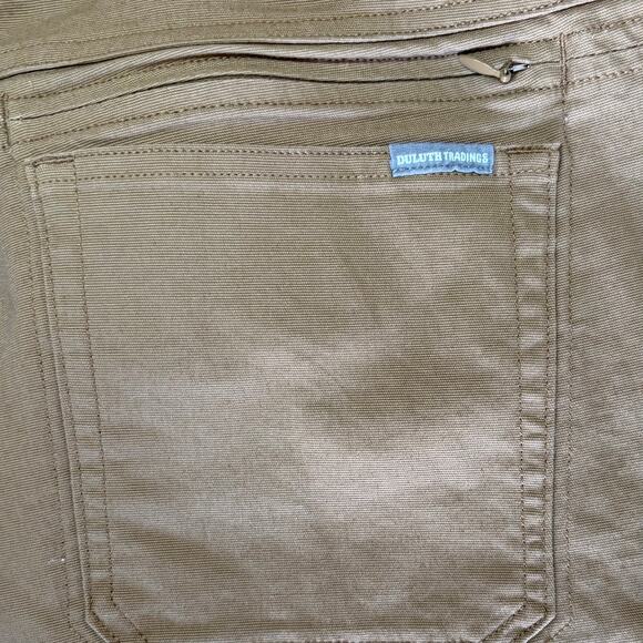 Duluth Trading Curvesetter Womens Khaki Pants 16W X 31 Plus Size Outdoor NWT - Picture 4 of 9